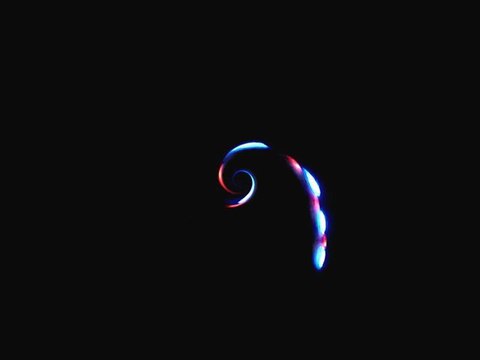 LED Black Gloves Midnight Magical Mitts w Flashing Fingers