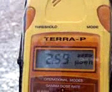 Radioactivité importante sur Menton côte d'azur pendant le festival de Cannes