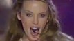 Kylie Minogue spinning around live performance