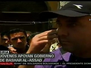 Manifestantes sirios se concentran en Damasco