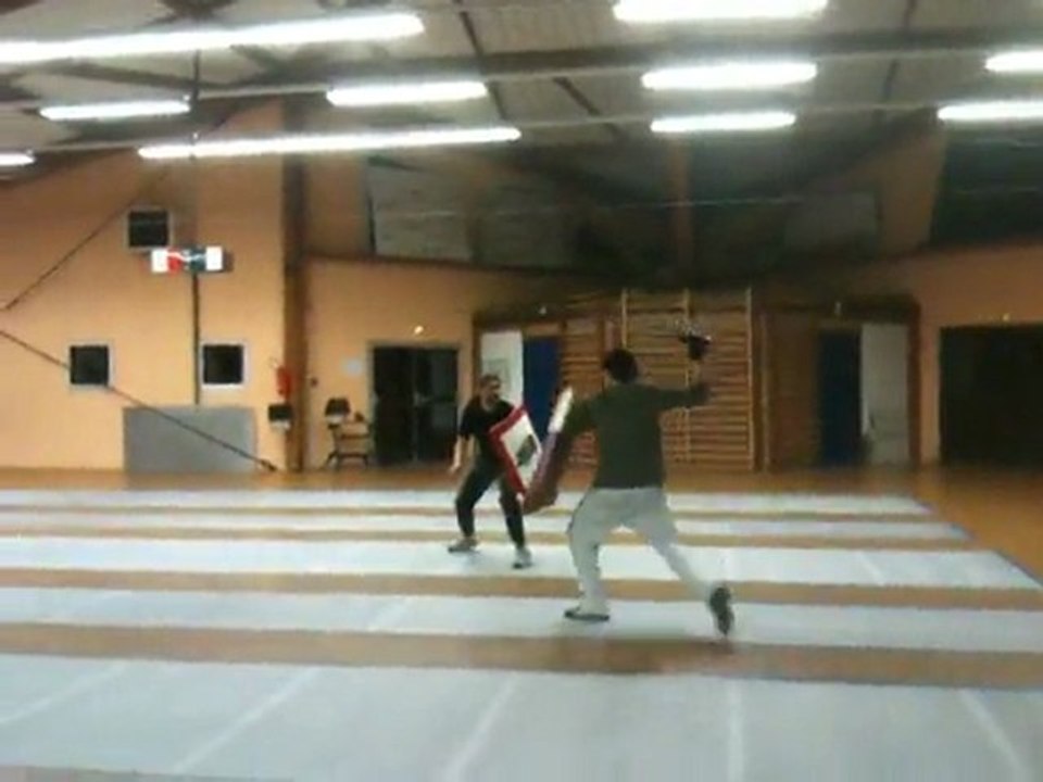 entrainement ACME OCC Escrime cabries épée bouclier