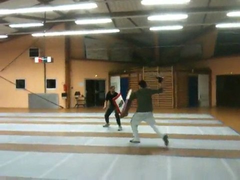 entrainement ACME OCC Escrime cabries épée bouclier