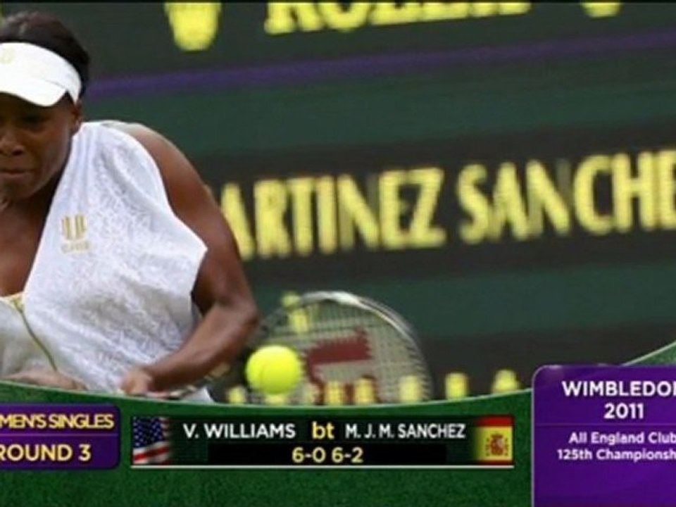 Wimbledon - Venus Williams in Top-Form