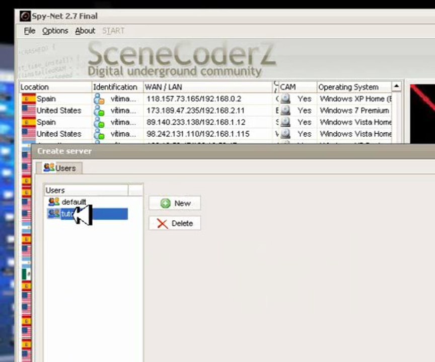 troyano spy net 2010 tutorial