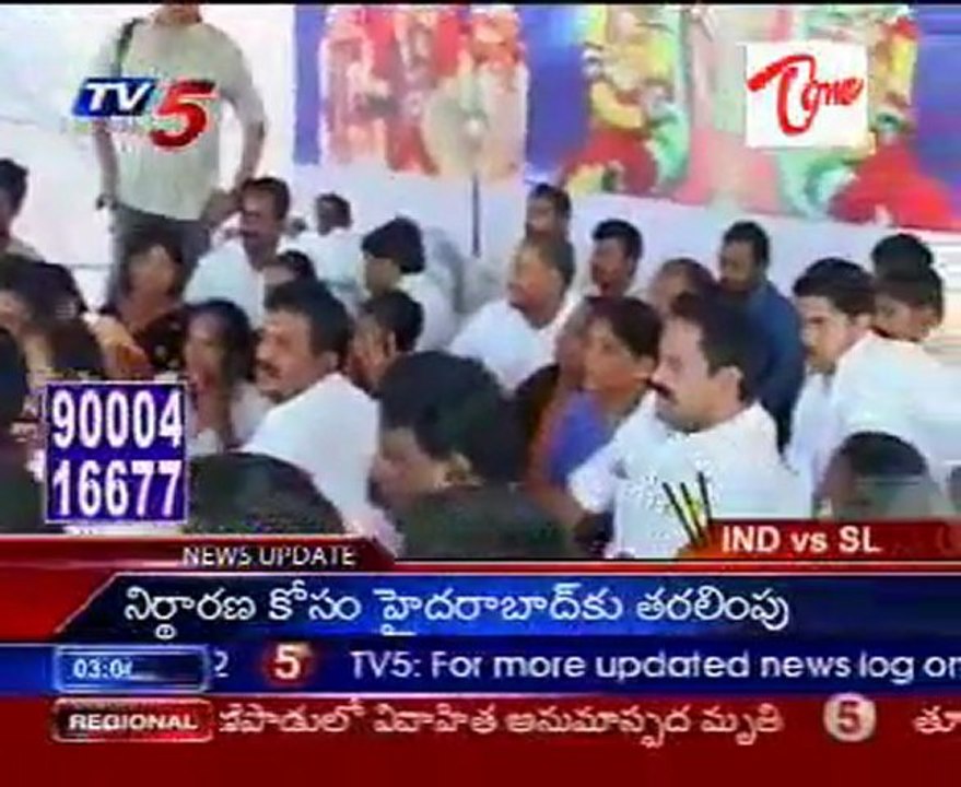 Karunakar Reddy continues his fast