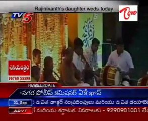 Rajinikanth's Daughter weds Today