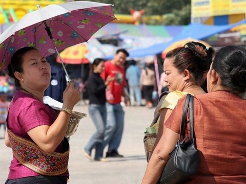 Fête That Luang à Vientiane LAOS