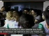Sinfónica venezolana en favelas de Brasil