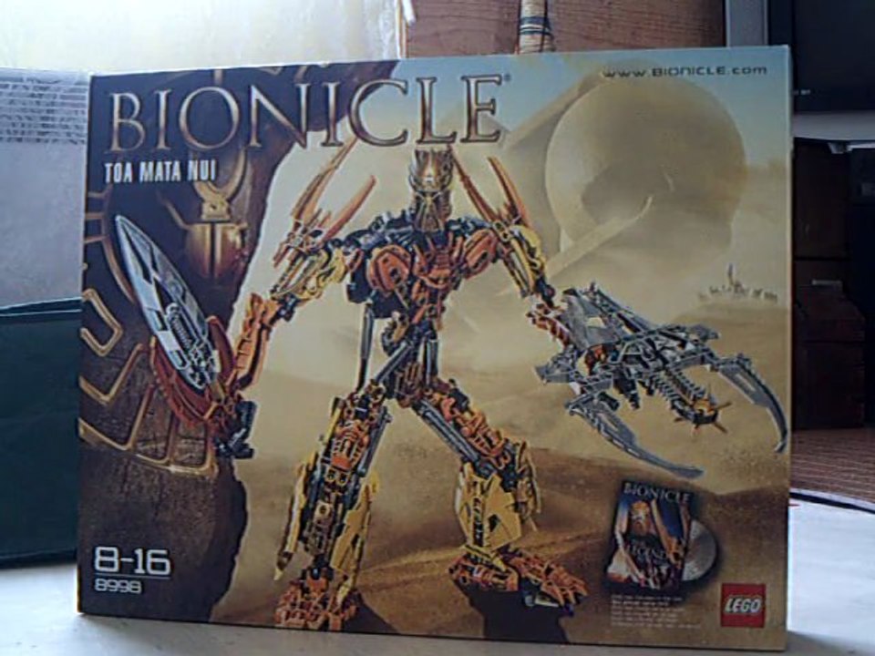 Review lego Bionicle set titan "Toa Mata Nui" (8998)  partie 1 : intro + story - par Toa-Bionicle