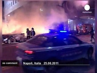 La crise des déchests continue à Naples - no comment