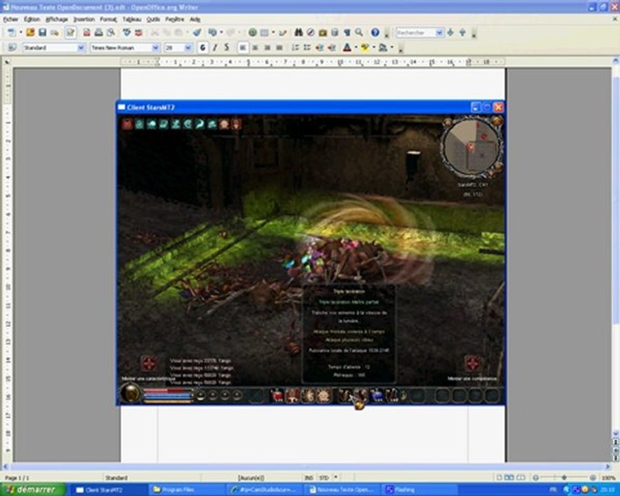 StarsMT2- Je n'arrive pas a xp quand je xp je perd mon xp et tout recommence a zéro