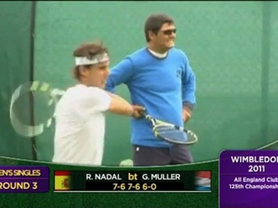 Wimbledon - Nadal kämpft sich weiter