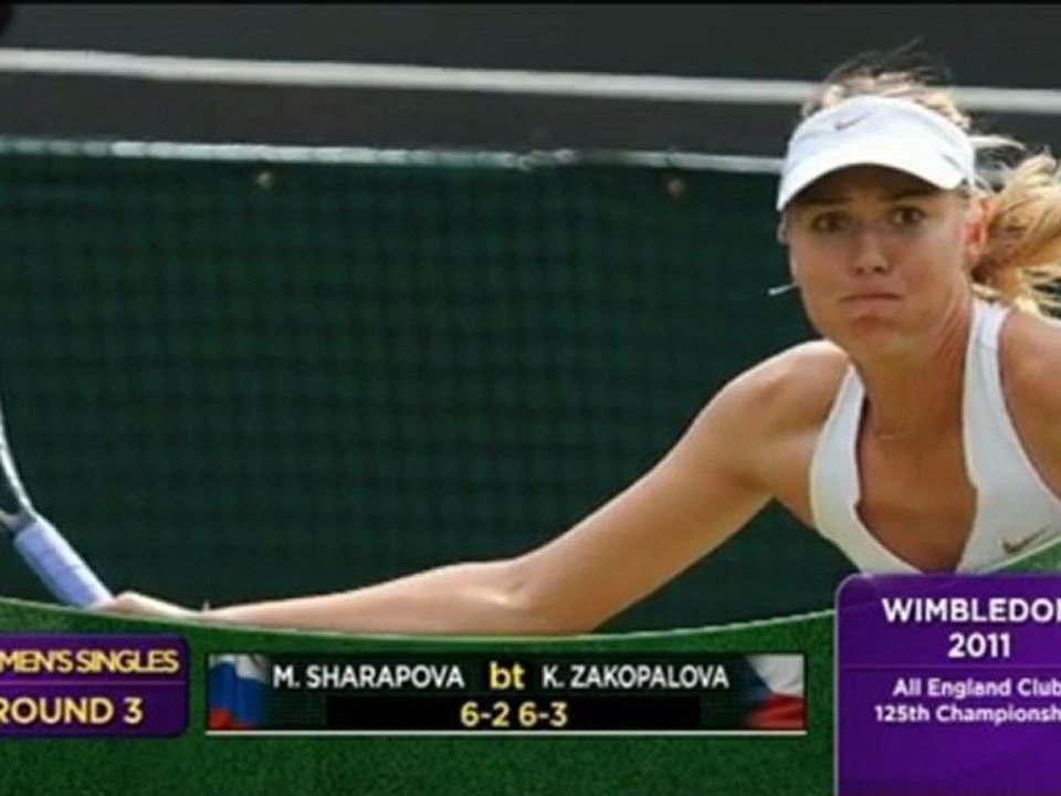 Wimbledon - Sharapova zieht weiter durch
