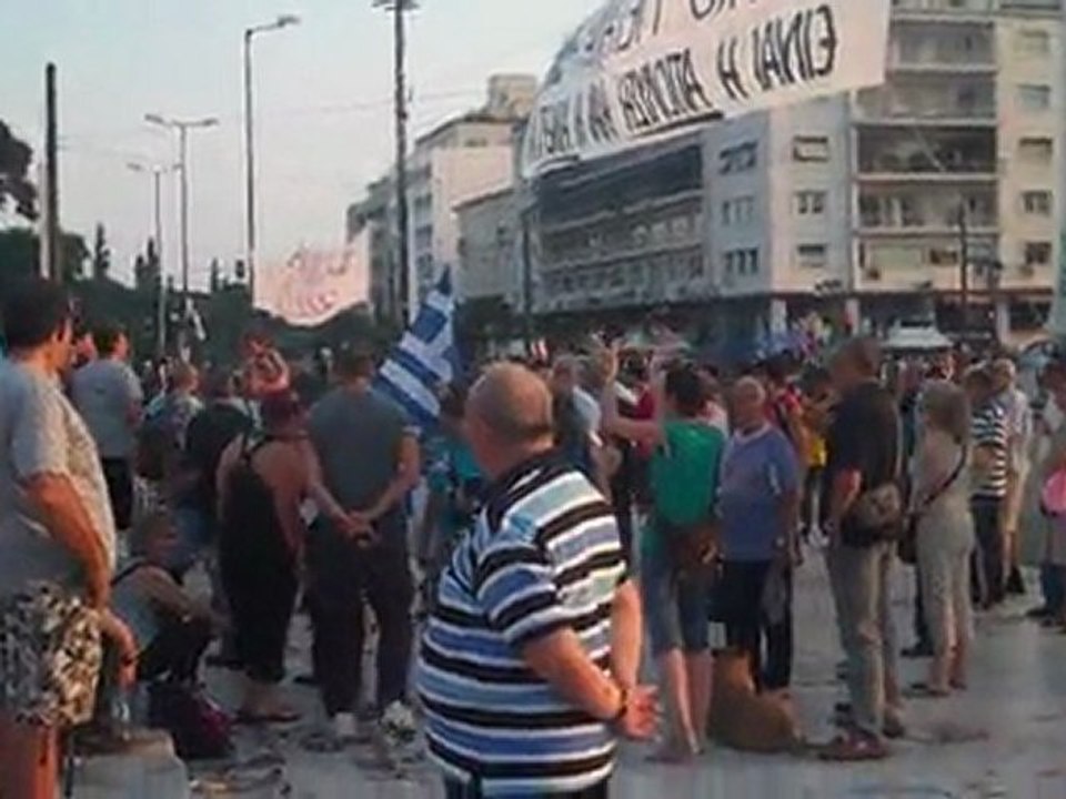 Αγανακτισμένοι Σύνταγμα 32η μερα 02