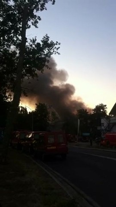 Incendie à Canéjan