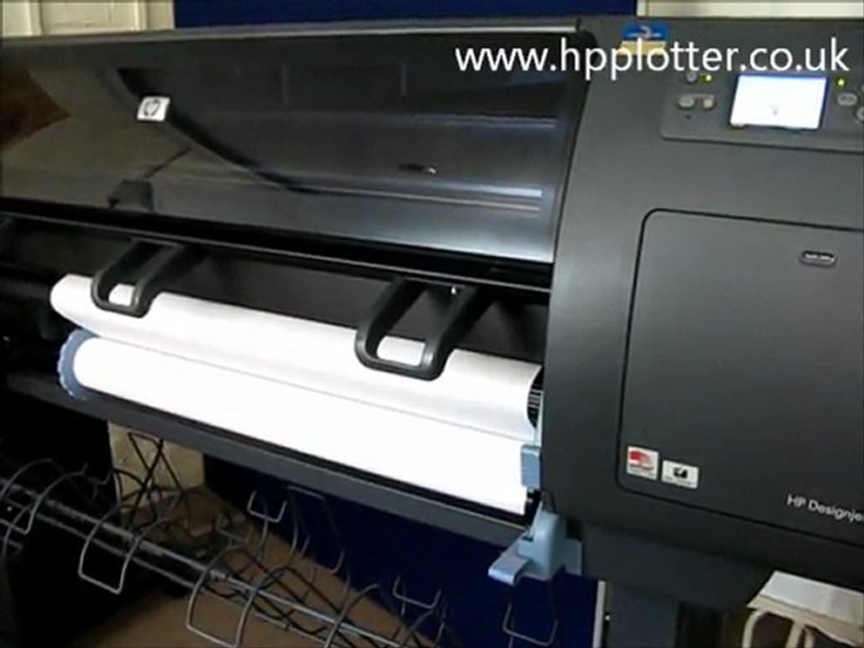 DesignJet 4000 repairs - unloading a media roll