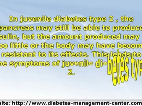 Symptoms of Juvenile Diabetes Symptoms To Watch Out