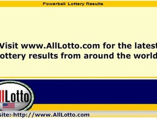 Powerball Lottery Drawing Results for June 25, 2011