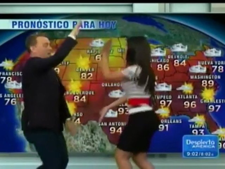 Tom Hanks Hat das Wetter im spanischen Fernsehen