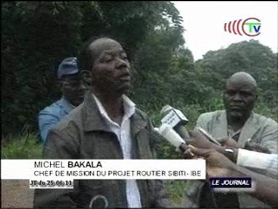 Visite d’inspection des chantiers routiers dans le Niari et la Lekoumou