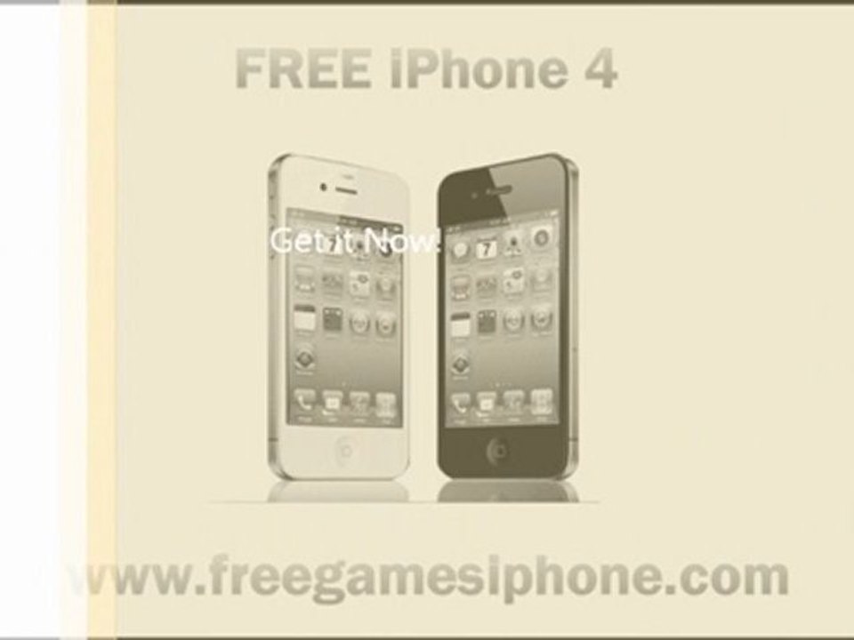 FREE iPhone 4 - First 100 People who see this Video!