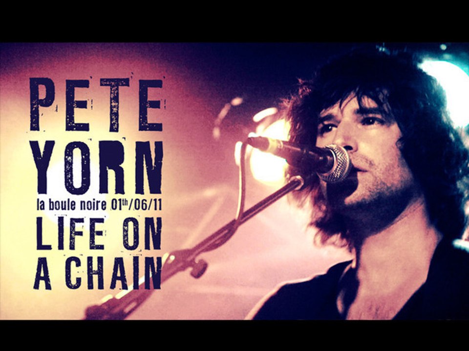 Pete Yorn - Life On A Chain (live at la Boule Noire)