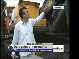 Incautación de cocaína