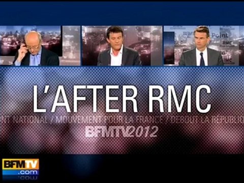 BFMTV 2012 : l’After RMC, Manuel Valls