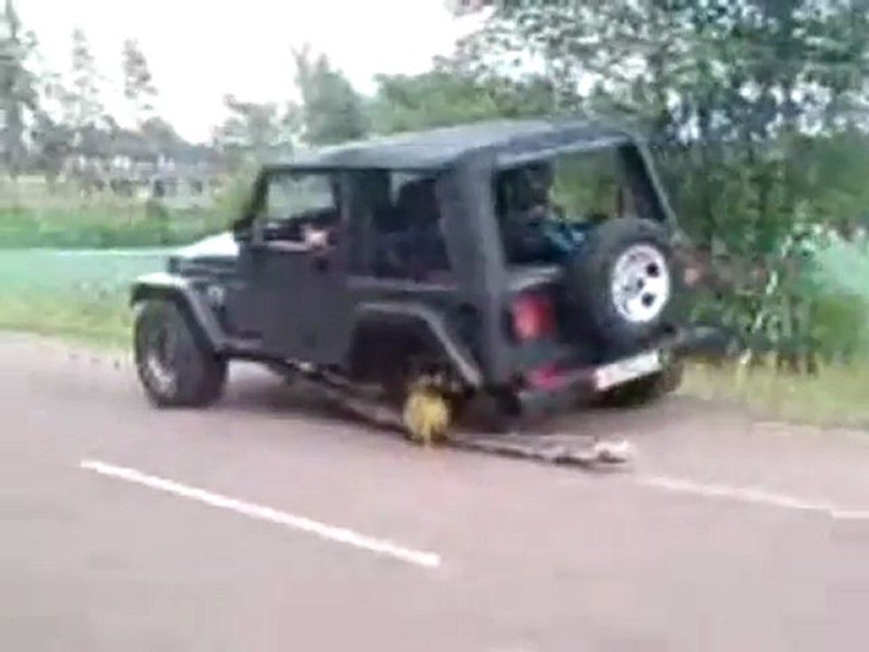 accident de jeep