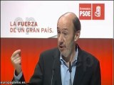 Rubalcaba critica al PP por sembrar 