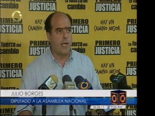 Julio Borges pide salud para el Presidente