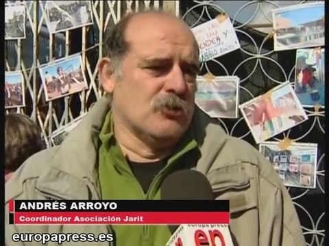 Los vecinos de la Cañada Real defienden sus casas