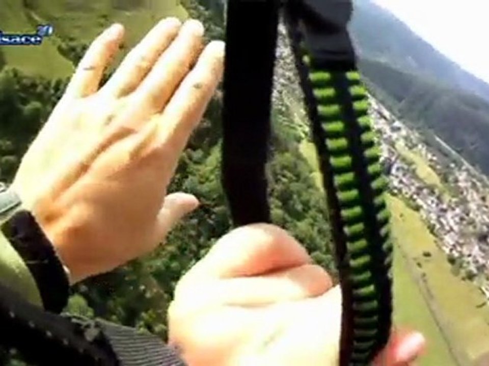 Du parapente malgré le handicap! (Alsace)