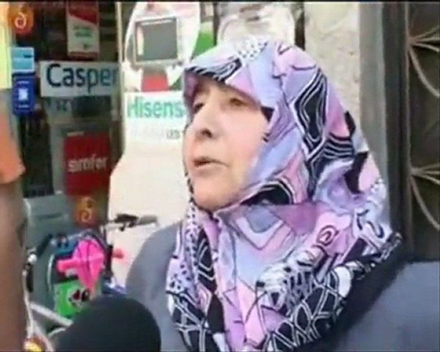 Yaşlı teyzenin tv'ye isyanı...