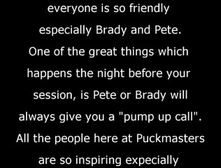 Dear Pete Fry & Brady: This Is Why I Love Puckmasters So Much