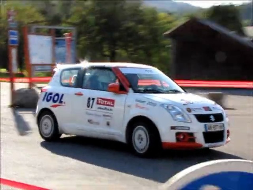 Rallye Mont-Blanc 2010 - ME.CHOUDEY / A.CANOT - Swift Rallye Académie