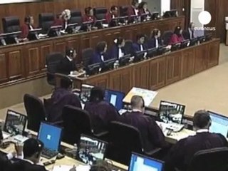 Los presuntos cerebros del Holocausto camboyano en el...