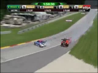 Yarış pistinde inanılmaz kaza