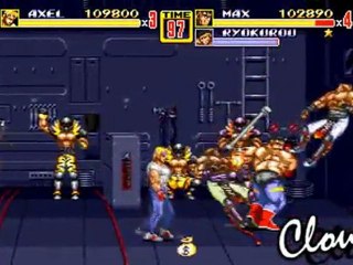 Streets of Rage 2, Stage 2 , Mania, no death, Coop