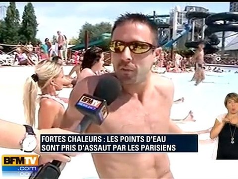 Fortes chaleurs : l’eau attire les foules
