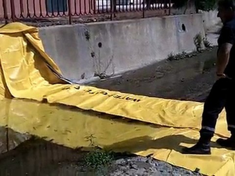 Démonstration water-gate point d'aspiration mobile - SDIS Pyrénées Orientales