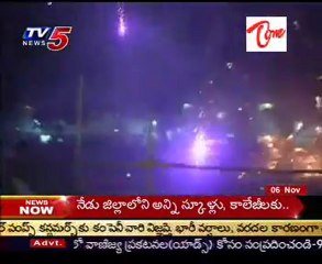Narakasura Effigy Lightingup @Tirupati - 4 above Seriously Injuried