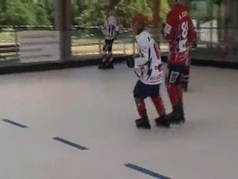match de hockey sur la patinoire synthétique de pérenchies