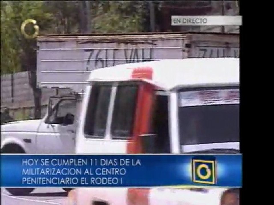 Presos desafiantes en Rodeo