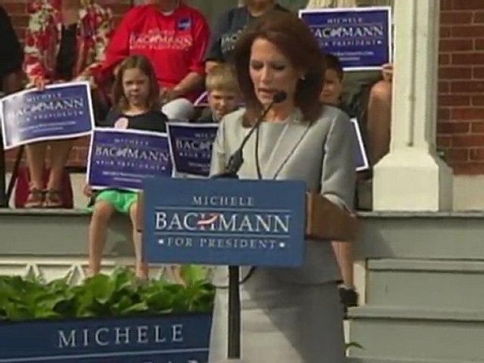 Conservative Bachmann jumps into White House race