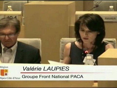 Région PACA 24/06/2011 - Valérie LAUPIES (FN) - Projet Prêt - Partez