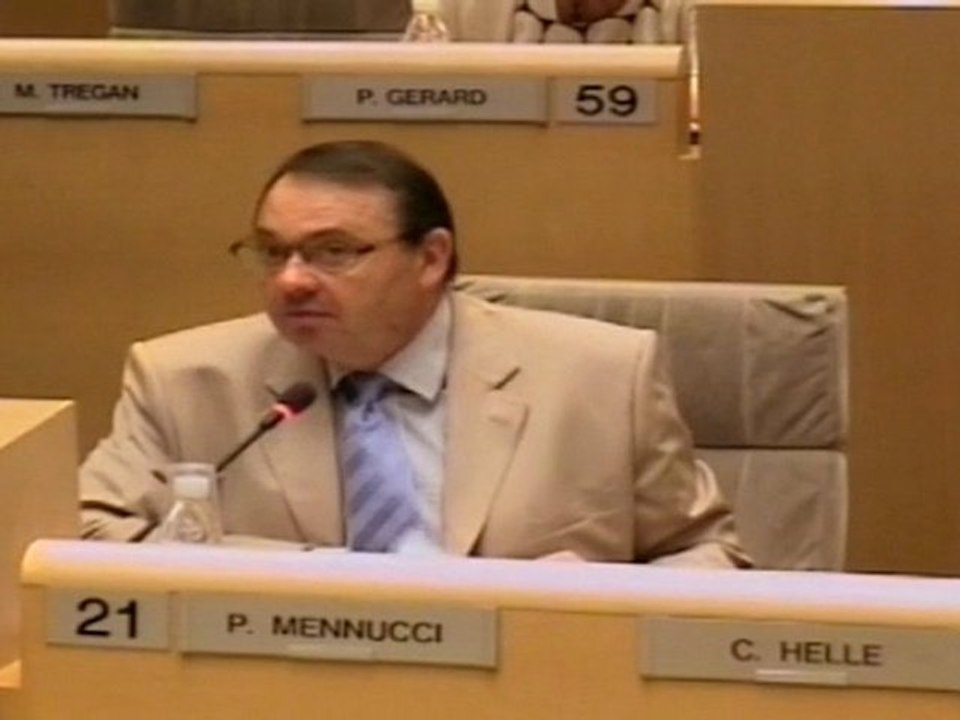 Patrick Menucci -PS- se plante au Conseil Régional PACA