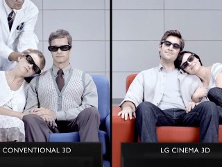 Position confortable. LG Cinema 3D