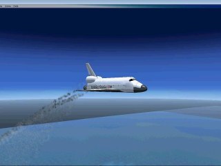 fire in engines 1,2 and 3 off the nasa space shuttle