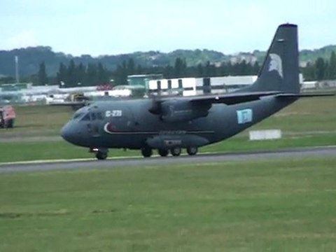 C-27 J Spartan au roulage Full HD Meeting aérien du Bourget LBG Paris Airshow LFTA 2011